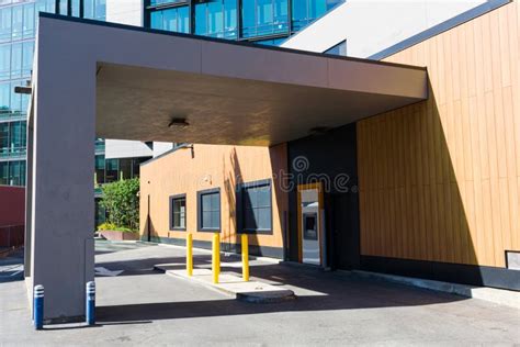 Typical Covered Drive-up ATM, Known As Drive-through ATM Stock Photo ...