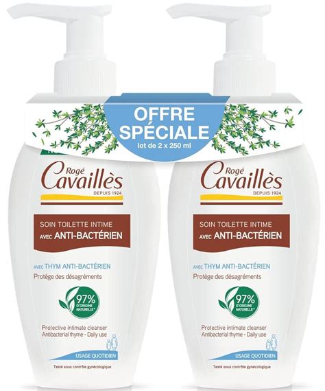 Rog Cavaill S Intimate Toilet Care With Antibacterial Thyme 2 X 250ml