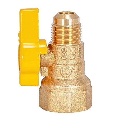 Eastman Brass Female X Flare Straight Gas Ball Valve Connector