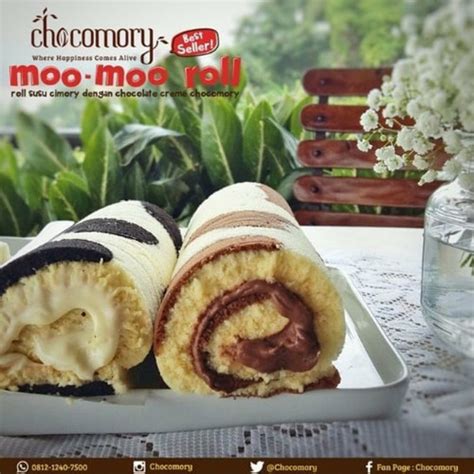 Jual Moo Moo Roll By Cimory Rasa Roll Cake Susu Dan Roll Chocomory