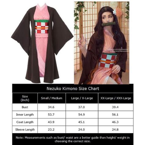 Fantasia De Cosplay Anime Demon Slayer Kamado Nezuko Kimono Em Promo O