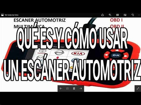 Qué Hace un Escáner Automotriz Cómo Funciona un Escáner Automotriz