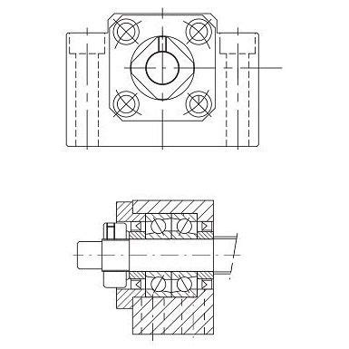 BK17 Fixed Ballscrew Support C3 Quality DamenCNC B V