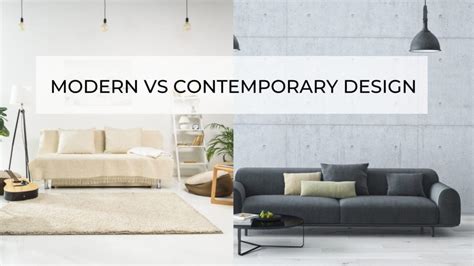 Modern Vs Contemporary Design Modern Made Home