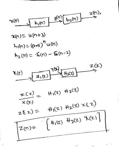 Answered Shown Below Is A Cascade Of Two Lti Systems With Impulse