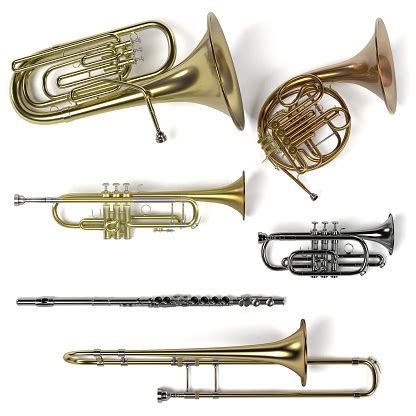 Brass Musical Instruments Stock Photo - Download Image Now - iStock