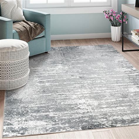 Amazon Art Tuft Washable Rug Anti Slip Backing Abstract X Rug