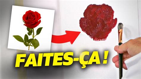 Comment peindre une rose et la réussir à tous les coups YouTube