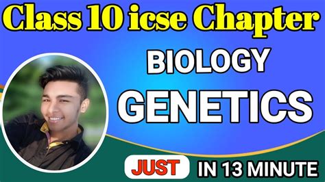 Class Icse Genetics Class Icse Genetics One Shot Genetics