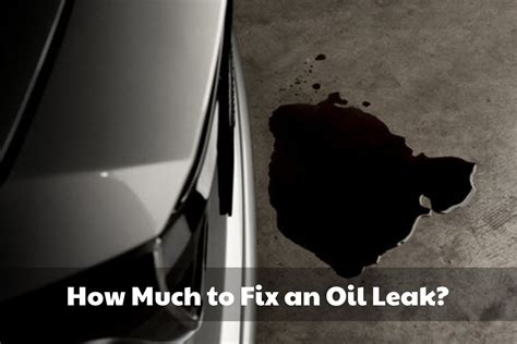 Oil Leak How Much To Fix