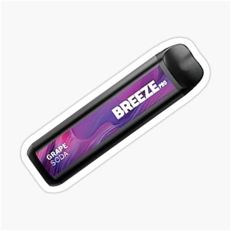 Breeze Pro Grape Soda Vape Sticker For Sale By Makattack99 Redbubble