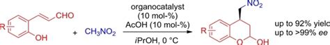 Asymmetric Organocatalytic Michael AdditionCyclization Cascade