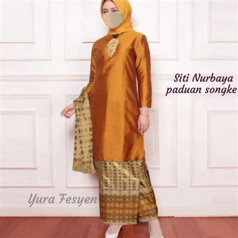 Jual Model Azh Ready Baju Kurung Melayu Dan Songket Selendang Modern