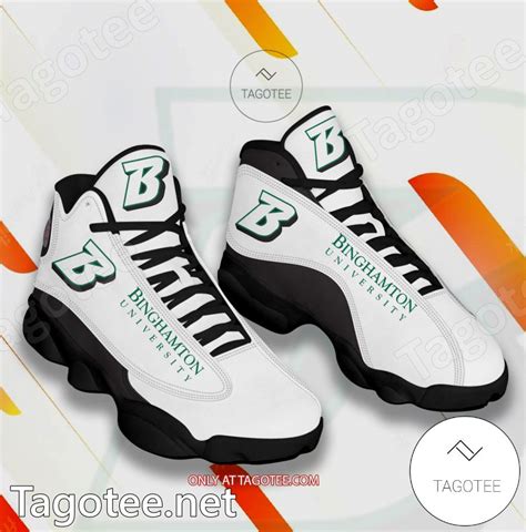 Binghamton University Logo Air Jordan 13 Shoes - BiShop - Tagotee