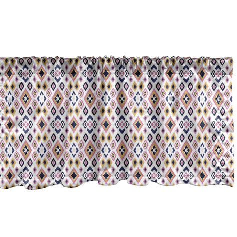 Ethnic Window Valance Pack Of 2 Tribal Aztec Style Folk Gypsy Native