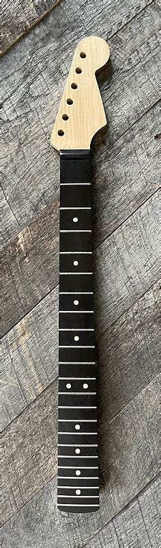 Warmoth Stratocaster Neck Mapleebony Ss Frets Unused Reverb