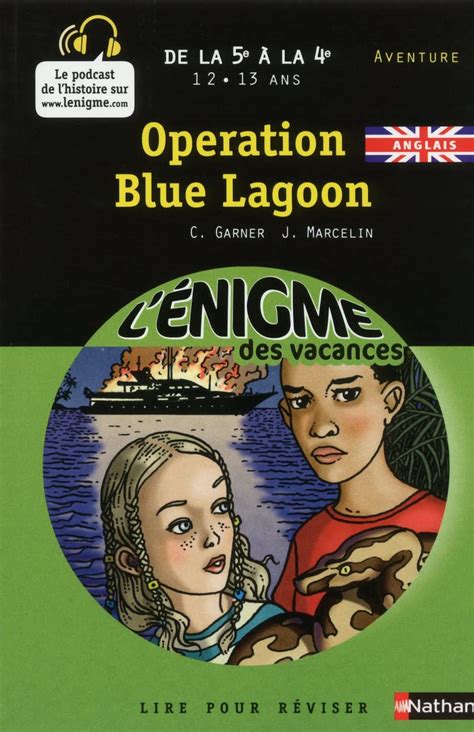 Cahier de vacances Enigmes vacances Opération blue lagoon Amazon br