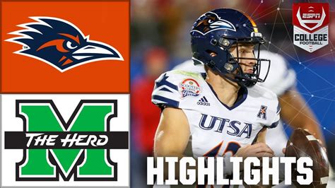 Scooter’s Coffee Frisco Bowl: UTSA Roadrunners vs. Marshall Thundering ...