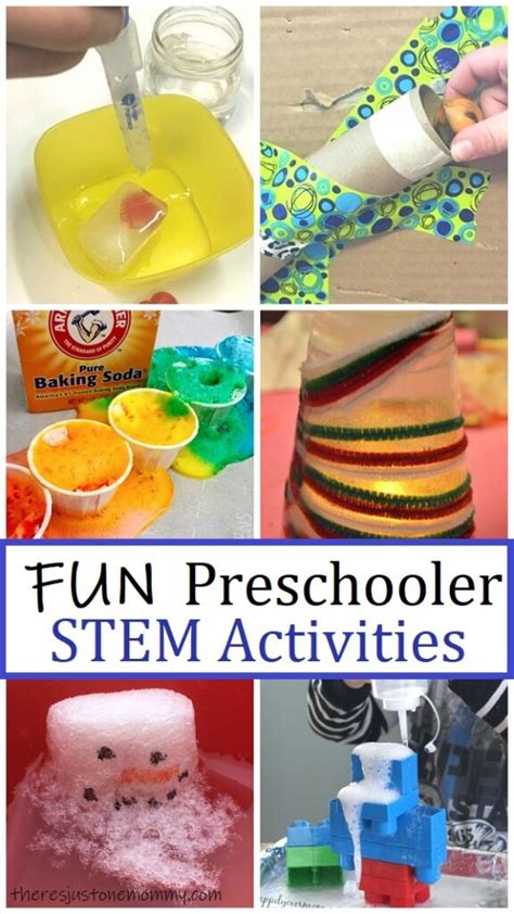 STEM Activities for Preschoolers | There's Just One Mommy