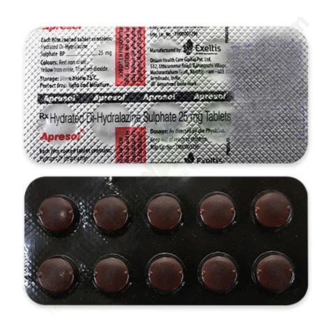 Buy Hydralazine 25mg Tablets Online At Low Price IDM