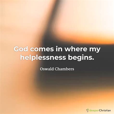 Oswald Chambers Quotes