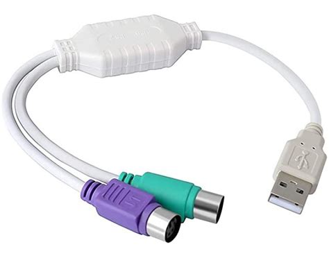 Di Usb To Ps2 Male To Female Cable