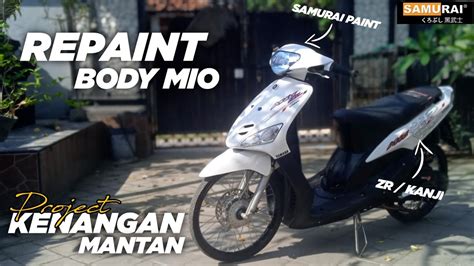 Repaint Full Body Mio Warna Putih Samurai Paint Project Kenangan