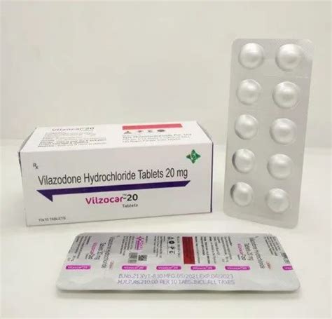 Vilazodone Hydrochloride Tablets Mg Vilzocar Prescription At Rs