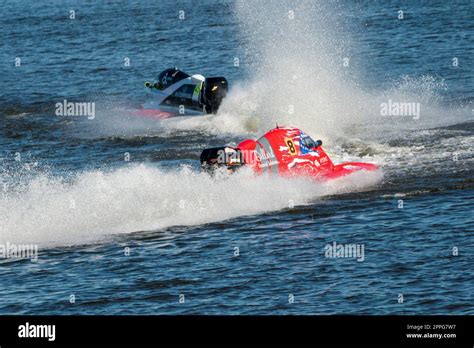 Powerboats Racing At Uim F World Championship Stock Photo Alamy