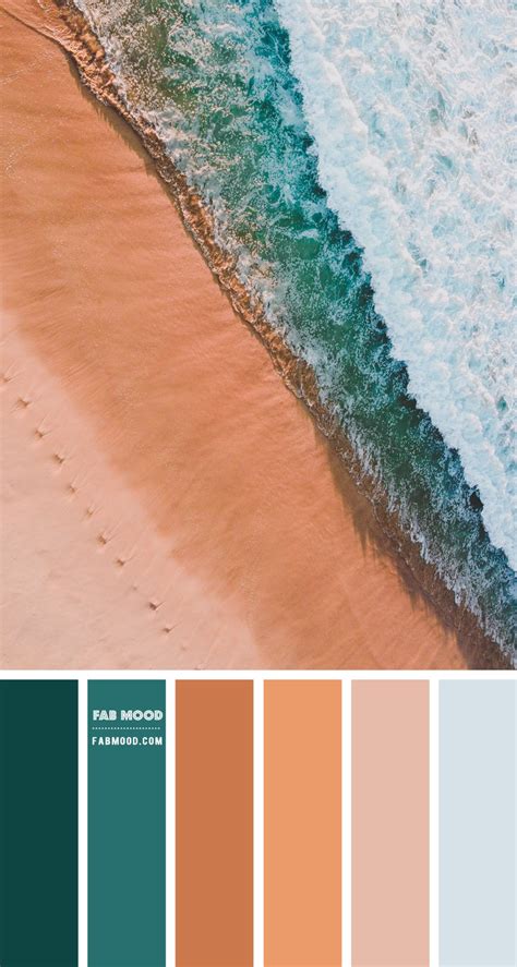 Sand And Green Sea Colour Palette 111 Green Colour Palette Teal