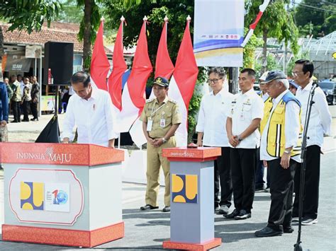 Presiden Jokowi Resmikan Tujuh Ruas Jalan Dan Satu Jembatan Di Diy