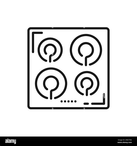 Induction Hob Symbol Cut Out Stock Images Pictures Alamy