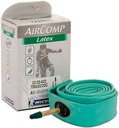 Amazon MICHELIN AirComp Latex 700c Road Inner Tube A1 Sports