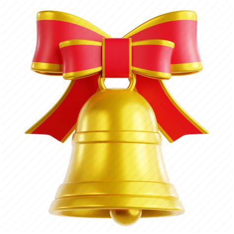 Bell Festive Jingle Bells Decor Ringing Bell Christmas 3d Icon 3d