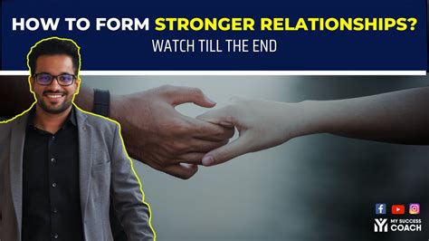 How To Build Stronger Relationships Youtube