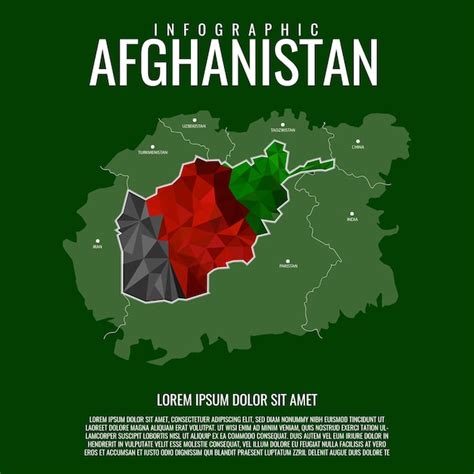 Premium Vector Infographic Map Afghanistan