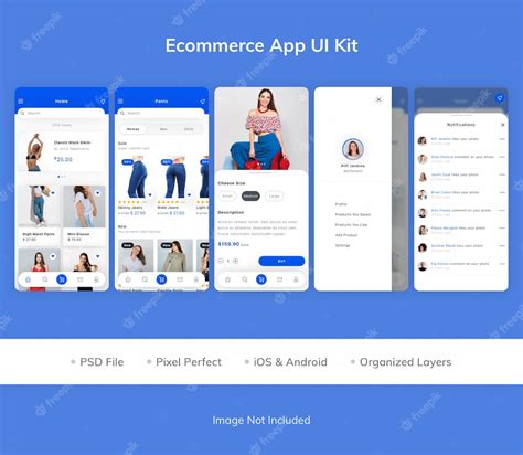 Premium Psd Ecommerce App Ui Kit