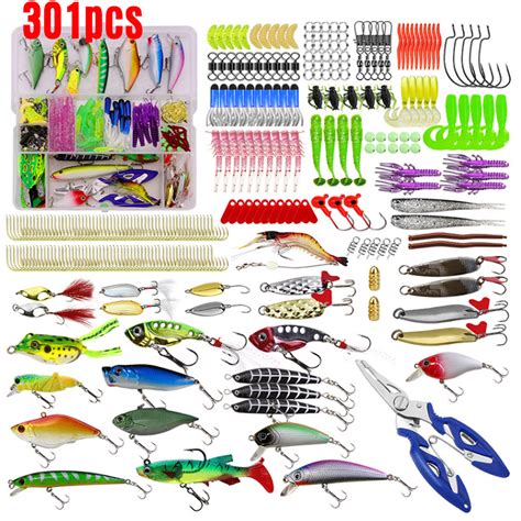 Fishing Lures Baits Tackle Including Crankbaits, Spinnerbaits, Plastic ...