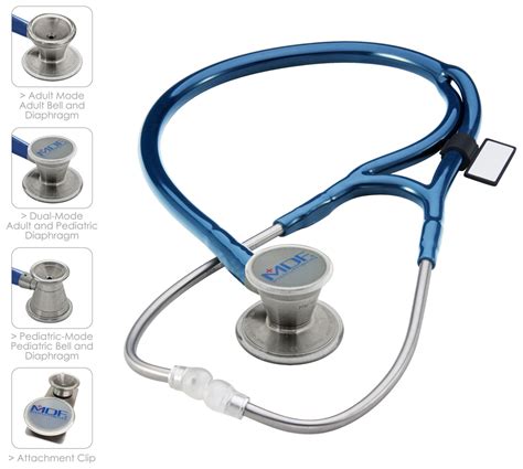 Buy MDF Stethoscopes MDF ProCardial ER Premier Titanium Steth - MDF ...