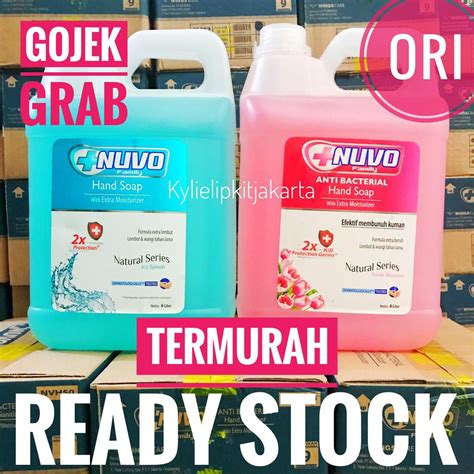 Jual Termurah Nuvo Hand Soap Sabun Cuci Tangan Nuvo Jerigen Liter