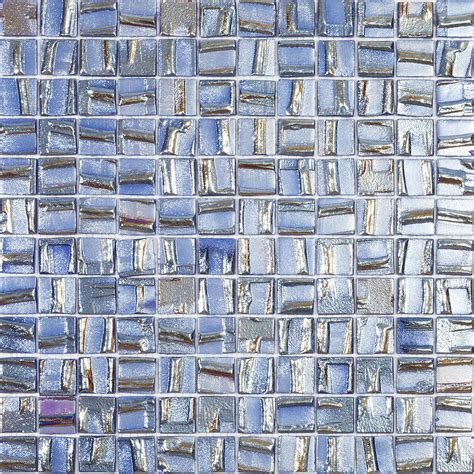 Deep Blue Moon 1 X 1 Glass Tile Vidrepur Glass Mosaic Tile Aquablu Mosaics