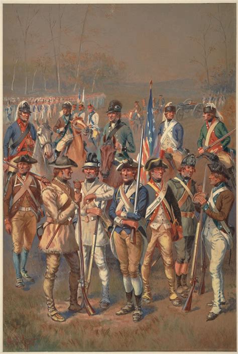 continental army   british army history