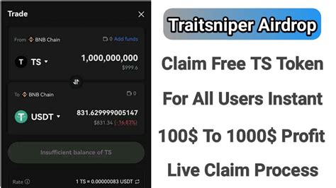 Traitsniper Airdrop Claim Free Ts Token Ts Token Claim Process Ts