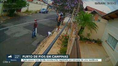 Jornal da EPTV 2ª Edição Campinas Piracicaba Câmera de segurança