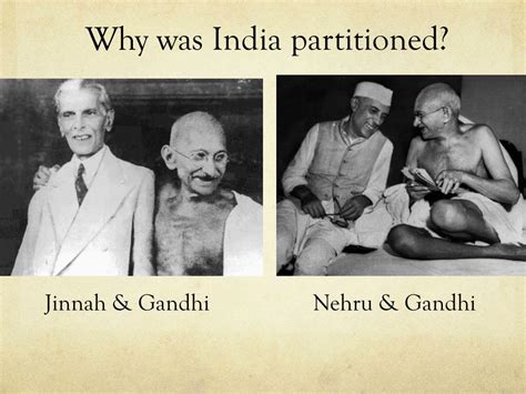 Ppt The Causes And Consequences Of The Partition Of India Powerpoint