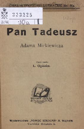 Pan Tadeusz Adama Mickiewicza Europeana