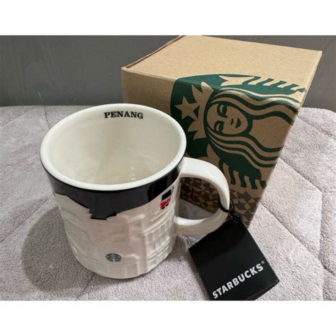 星巴克 Starbucks 城市杯 絕版品 馬來西亞 檳城 🇲🇾 檳榔嶼 檳州 星巴克城市杯 473ml 全新品 蝦皮購物