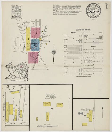 Lancaster 1921 Sheet 1 - Side 1 of 1 - The Portal to Texas History