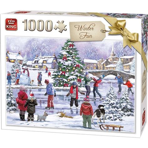 King Legpuzzel Winter Fun X Cm Karton Delig Blokker