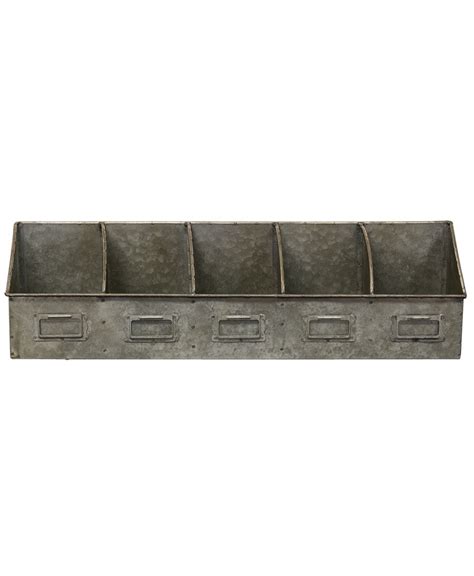 Col House Designs Wholesale Galvanized Divided Organizer